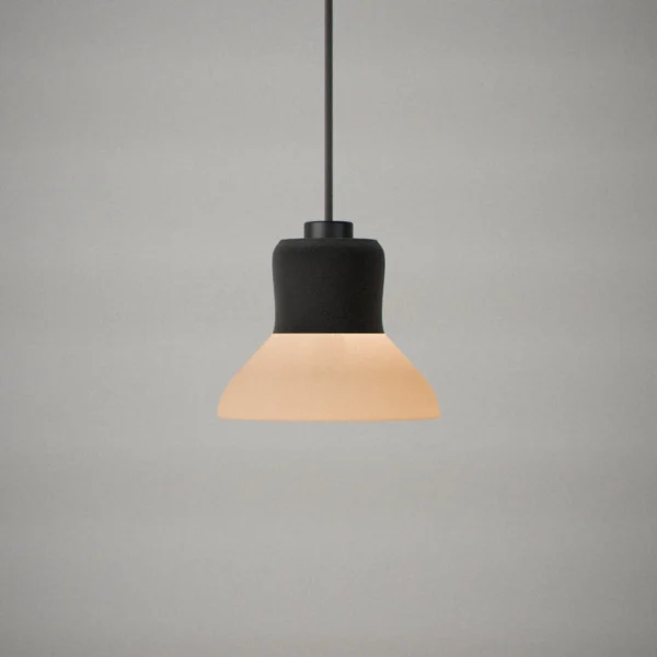 Cupola, lit, on a pale grey wall