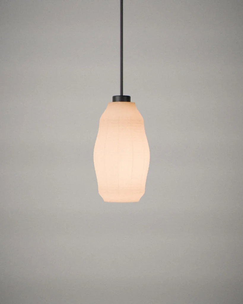 Lattice, lit, on a pale grey wall