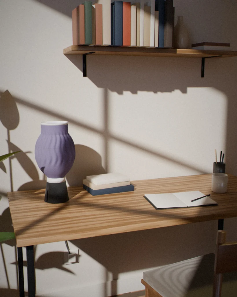 Ripple in a furnished room by daylight